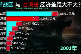 东部战区六省与台湾省的经济差距大不大？来看数据对比！视频封面