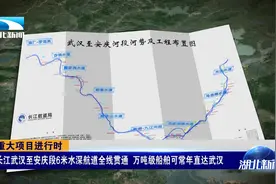 长江武汉至安庆段6米水深航道全线贯通 万吨船舶可常年直达武汉视频封面