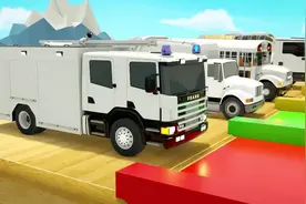 每一辆白色小汽车进入不同的颜色里，会变成什么样呢#车车🚗视频封面