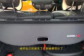 哈弗h6后备箱遮物帘安装分享#哈弗h6 #汽车好物 #男人的玩具视频封面