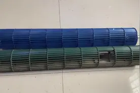 #我的日常工作 #空调维修 更换内机风轮。