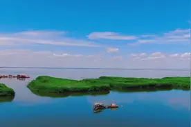 来内蒙古巴彦淖尔去看海#乌梁素海 #旅拍 #内蒙美好推荐官