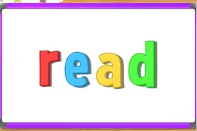 英语早教启蒙:常见词read得发音及用法和例句，一起来学习吧#英语视频封面