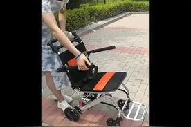 轮椅代步车可折叠便携式超轻便小型旅行老年人助力神器推车视频封面