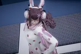 AI少女MMD说谎家无剪辑 #游戏日常