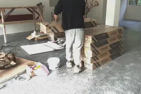 暴累改造 给瓷砖做美缝#旧房改造 #老房改造视频封面