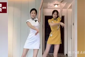 16岁女儿和41岁妈妈跳舞，身材窈窕动作整齐，网友看后不淡定了视频封面