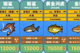 动森鱼类图鉴：价格排行 #动森  #集合啦动物森友会  #动物之森视频封面