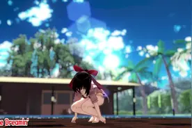 泳装灵梦 #东方 #灵梦 #mmd #热舞 #泳装比基尼视频封面