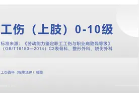 工伤鉴定（劳动能力鉴定）标准之单纯上肢0-10级标准 工伤鉴定
