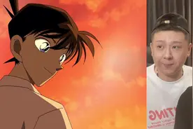 两人精分十人！柯南现场配音！ #名侦探柯南 #工藤新一 #毛利兰视频封面