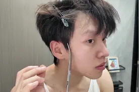 留长发尴尬期，自己在家修剪立省大几十！#剪发 #男生理发 #教程
