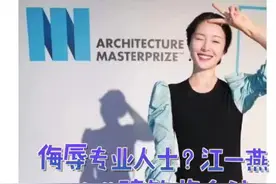 #江一燕  江一燕回应建筑奖争议 @抖音短视频视频封面