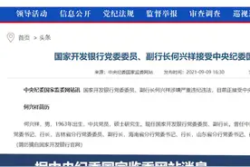 国开行党委委员、副行长何兴祥被查#调查 #违纪违法 @DOU+小助手 视频封面