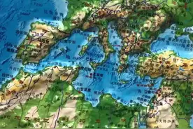 地中海地形与位置#地中海视频封面