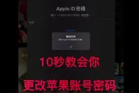 苹果账号密码忘记了不要慌！10秒教你重置！#iphone使用技巧视频封面