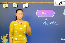 如果你的英语名字是Ben...... #小学英语趣味知识视频封面