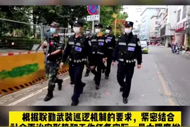 #公安武警 联勤武装巡逻 满满安全感看得见！#平安守护#灵山视频封面