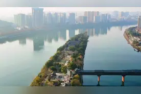 衡阳八景之一，网红必打卡地#衡阳八景#东洲岛#城市风景 #航拍视频封面