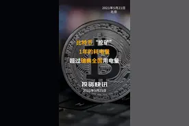 比特币“挖矿”1年的耗电量，超过瑞典全国用电量#挖矿 #虚拟货币 #数字货币视频封面