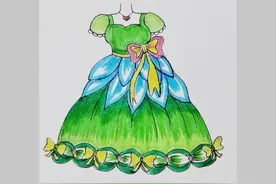 参加生日会，爸爸选的公主蓬蓬裙vs妈妈选的公主蓬蓬裙 #简笔画视频封面