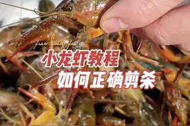小龙虾如何正确剪杀处理#小龙虾教程 #小龙虾处理技巧 视频封面