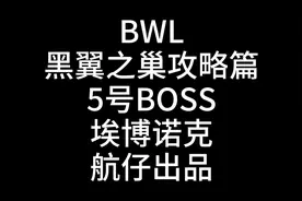 BWL黑翼之巢5号BOSS埃博诺克击杀攻略