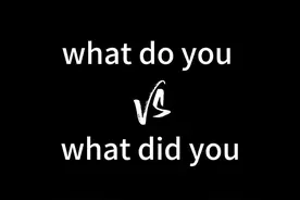 what do you和what did you在读法上的区别