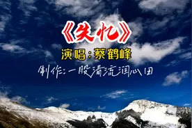 #热门 #上热门 #蔡鹤峰热歌《失忆》抖音完整版视频封面