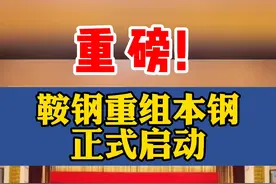 重磅！#鞍山 鞍钢重组本钢工作正式启动视频封面