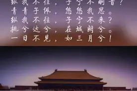子衿，一首难得的优美情歌，中国文学史上描写相思之情的经典。#历史#文化#正能量#萌知计划#国学诗词@抖音短视频视频封面