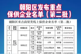 朝阳区发布重点保供企业名单（第二批）#长春 #抗击疫情我们一起努力 #疫情防控人人有责 #我们终将战胜疫情视频封面
