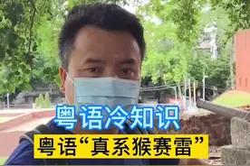 粤语冷知识，粤语“真系猴赛雷”#浪计划 #旅行推荐官视频封面