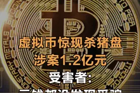 虚拟币惊现杀猪盘，涉案1.2亿元，受害者:亏钱都没发现受骗 #虚拟货币  #比特币   #诈骗  #财经视频封面