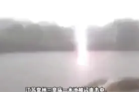 江苏闪电击中鱼塘 大量鱼跳出水面 监控拍下瞬间 网友:鱼也吓坏了#闪电 #鱼塘 #监控 视频封面
