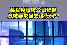 某程序员被公司辞退，竟然要求写代码#程序员 #python #编程 @巨量千川 视频封面