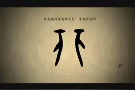 #漢字演變百例之“非”字。《说文解字注》非：韋也。从飛下翄视频封面