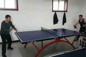 #天天打八九局乒乓球出一身汗舒服！