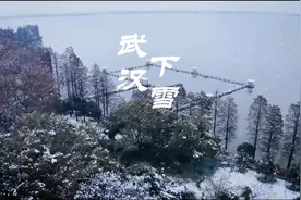 武汉今天的雪终于不是在半夜静悄悄的下了，在白天视频封面