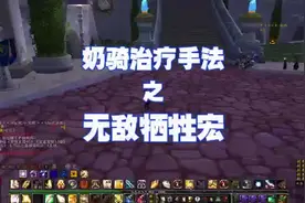 奶骑治疗手法，奶骑宏命令，无敌牺牲宏#魔兽世界怀旧服视频封面
