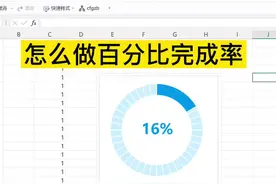 #excel技巧 #office办公技巧 #excel图表 怎么做出好看的完成率图表