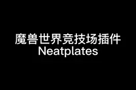 魔兽世界竞技场插件NeatPlates，血条显示状态的插件，很有帮助。视频封面
