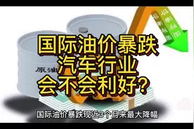 国际油价暴跌 汽车行业 会不会是重大利好？#二手车搬运工