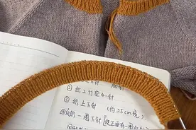 #爱生活爱编织 我的手工作品 @抖音短视频 从上往下编织儿童毛衣开衫教程2视频封面