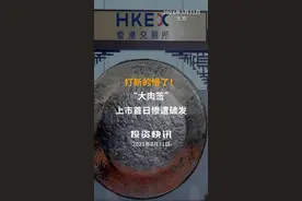 打新的懵了！“大肉签”上市首日惨遭破发#打新#盈汇企业#百融云创视频封面