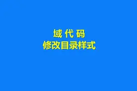 Word域代码修改目录样式#Word #域代码 #标书 #投标视频封面