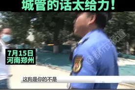 女子遛狗不拴绳被查，反怼城管“要扣狗，把我也扣了！”#狗 #文明养狗 视频封面