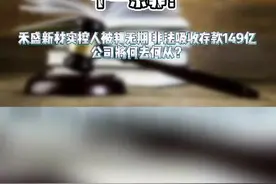 十一宗罪！禾盛新材实控人被判无期，非法吸收存款149亿，公司将何去何从？ #财经  #新闻视频封面