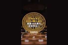 比特币冲上60000美元关口，距离10万美元还有多远？