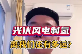 由光伏和风能构成的绿电，是生产绿氢最理想的能量来源👏👏#绿氢 #氢能 #电解水制氢 #光伏发电 #风电 #绿色能源 #隆基 #电解槽视频封面